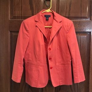 3/4 sleeve blazer